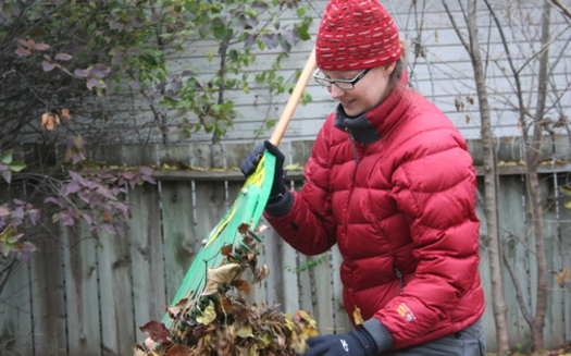 PHOTO: With the chill of fall blanketing Minnesota and winter not far behind, volunteer efforts are under way to help Minnesota's senior citizens with the yard work which many simply can no longer handle themselves. CREDIT: HandyWorks GMCC