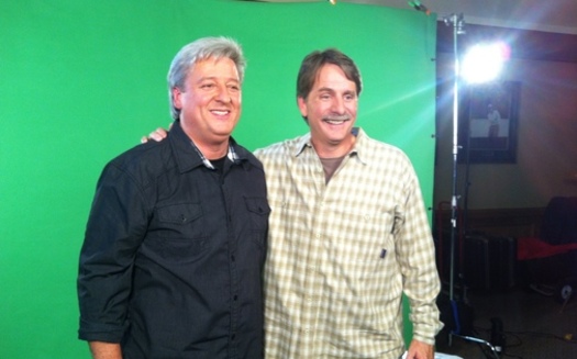 PHOTO: Peter Rosenberger and Jeff Foxworthy. Courtesy AARP TN.