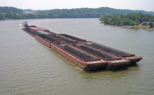 PHOTO:The recent West Virginia chemical spill is heightening concerns about a U.S. Coast Guard proposal to allow the waste from hydraulic fracturing or fracking to be shipped on waterways, including the Ohio River. Photo courtesy of noaa.gov.