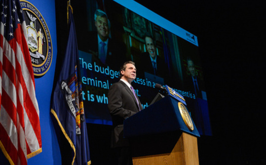 PHOTO: Gov. Andrew Cuomo's proposed budget, announced Tuesday, would see 69 percent of the state's school districts starting the 2014-15 school year with less money than they received five years ago, according to a new analysis by the state's largest teachers union. Photo courtesy Governor.ny.gov.