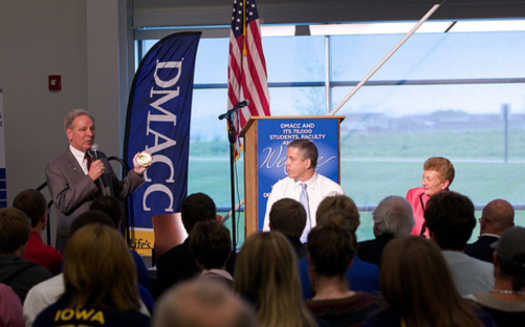PHOTO: U.S. Education Secretary Arne Duncan visited Des Moines Area Community College in 2012 for a town hall on increasing graduation rates. Photo credit: U.S. Dept. of Education 