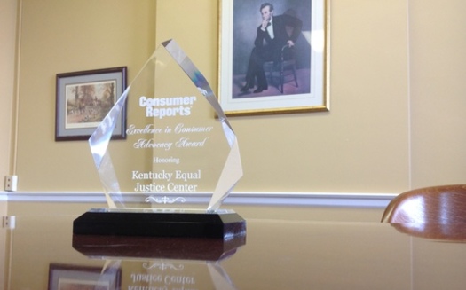 PHOTO: Consumer Reports has honored the Kentucky Equal Justice Center with its Excellence in Consumer Advocacy Award. Photo Courtesy of Rich Seckel.