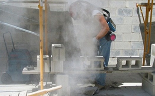 PHOTO: Construction and hydraulic fracturing are industries where workers are exposed to silica dust. OSHA is proposing rules to minimize exposure, since the dust is linked to chronic respiratory illnesses and deaths. Photo credit: New Jersey Dept. of Health