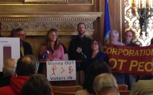 PHOTO: The grassroots group United Wisconsin says the U.S. Supreme Court decision in McCutcheon v. FEC is a step backward in removing the influence of huge sums of money on politics. Photo courtesy United Wisconsin.