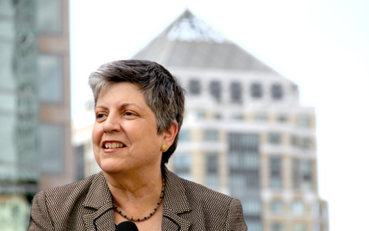 PHOTO: University of California President Janet Napolitano supports Senate Bill 1210 to expand college financial aid for illegal immigrants. Courtesy: University of California. 