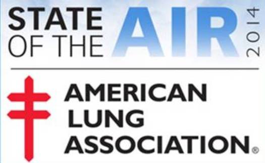 GRAPHIC: The American Lung Association's annual State of the Air report shows that Wisconsin's hot summer led to worse ozone pollution, which the ALA calls a challenging situation with changing climate. (SOTA logo provided by ALA-WI