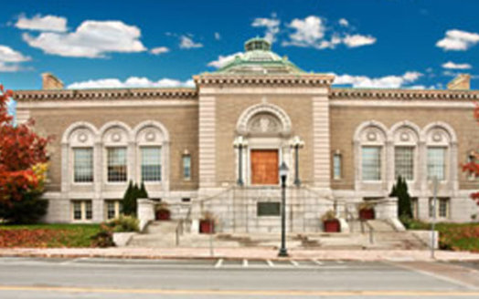 PHOTO: Bangor Public Library would be eligible for energy-efficiency upgrades under a new Grants to Green program designed to help nonprofits in Maine's historic downtowns. Photo courtesy Maine Preservation.