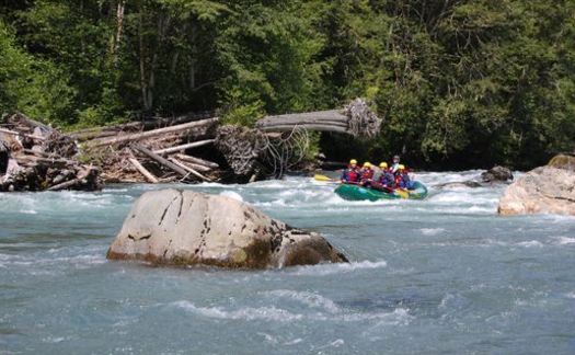 PHOTO: It's prime time to raft the Sauk River in northwestern Washington, and the town of Darrington is hoping people won't stay away in the aftermath of this year's deadly Oso mudslide. Photo courtesy Adventure Cascades.