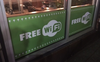 Yes, it might be free, but it's also a free-for-all for scammers when people make online purchases from unsecured wireless networks. Credit: Bruce Carlson, AARP Washington.