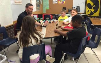 Matt Brem is a fifth-grade teacher at Pierce Elementary School in Cedar Rapids. Courtesy: Iowa State Education Association