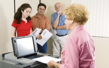National, state and local races are expected to draw 40 percent of eligible voters to tomorrow's Wisconsin primary election. That would be the highest turnout since the 1980 Wisconsin primary election. (lisafx/iStockPhoto.com)