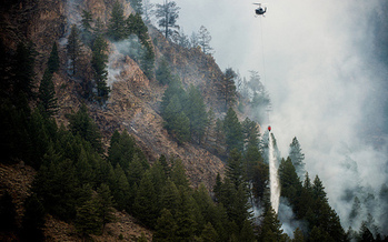 Climate change could increase fires in Idaho, which in turn would threaten the state's natural resources. (Lance Cheung/USDA)