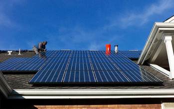 Utilities are beginning to expand their renewable-energy footprint by adding solar farms. (John Callas/Flickr)