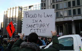 The U.S. Department of Justice has sent letters threatening legal action to 23 sanctuary cities around the country. (7beachbum/Flickr)