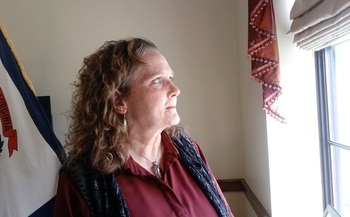 Julie Schleier of Parkersburg says Obamacare may have saved her life. (Dan Heyman)