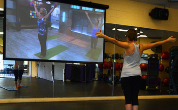 Many Nebraska businesses, including yoga studios and gyms, have gone virtual during the pandemic with help from the Center for Rural Affairs. (USAF)