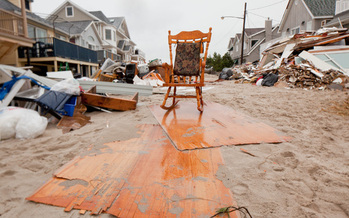PHOTO: Ten months after Hurricane Sandy devastated wide areas of New York, including Long Beach, very little of the Congressionally-approved $60 billion in rebuilding funds has been allocated. Courtesy FEMA.